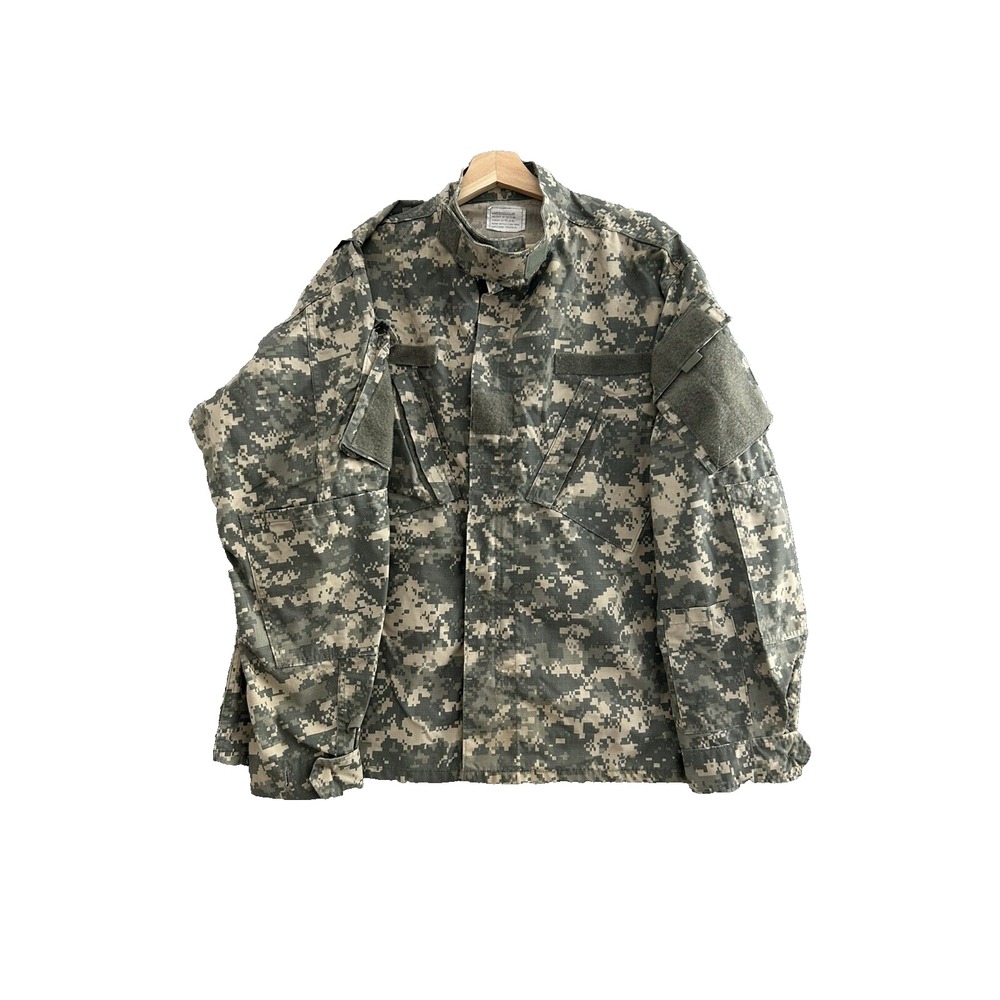 Army Combat Desert Camo Insect Repellant Apparel Jacket Combat Coat Large